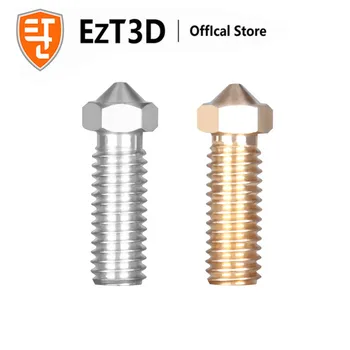 

Copper Nozzle for E3D T Volcano 3D Printers Parts Hotend Plated Durable Non Stick High Performance M6 Thread Stainless Steel