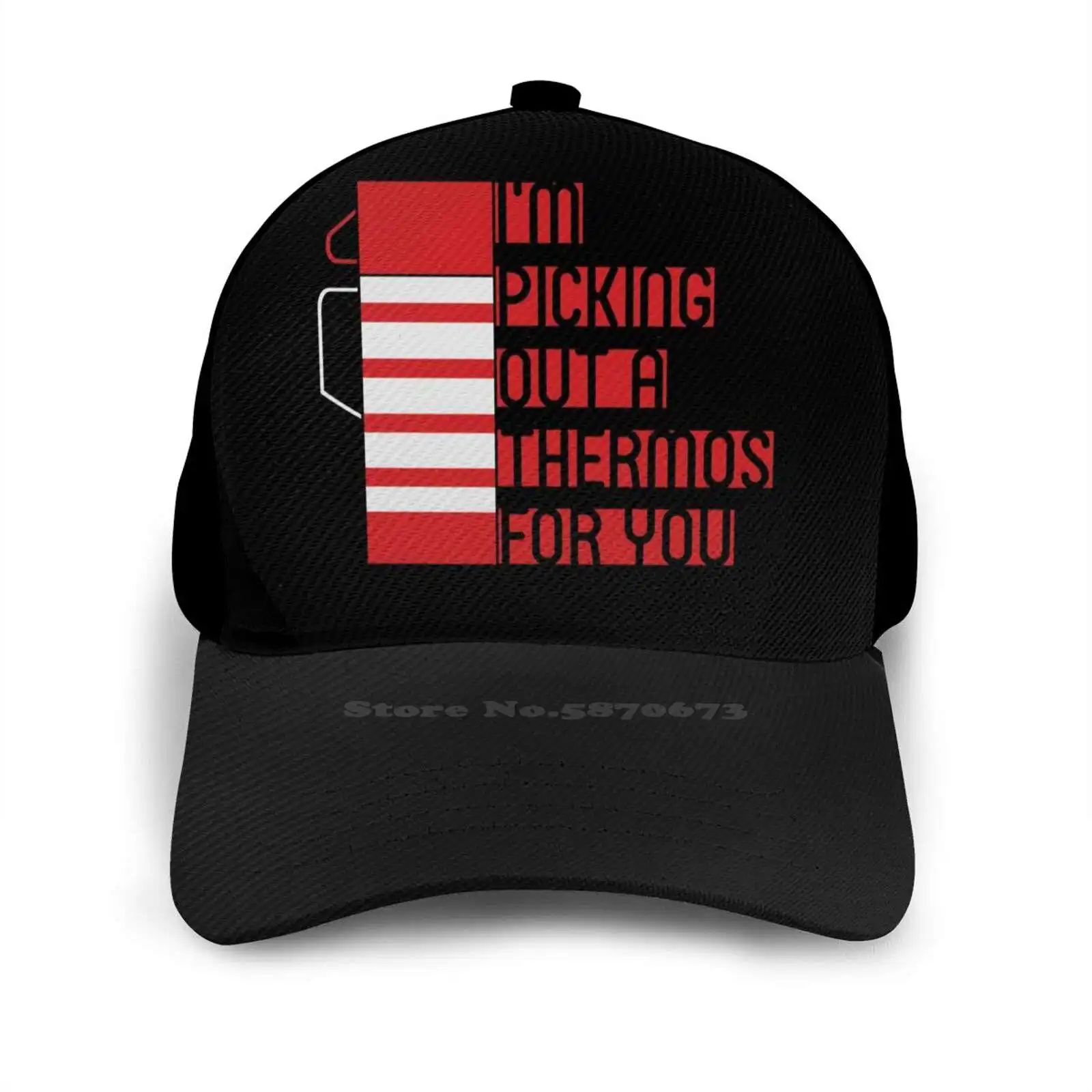 Я выбираю термос для вас постер бейсбольная шляпа занятий спортом на открытом