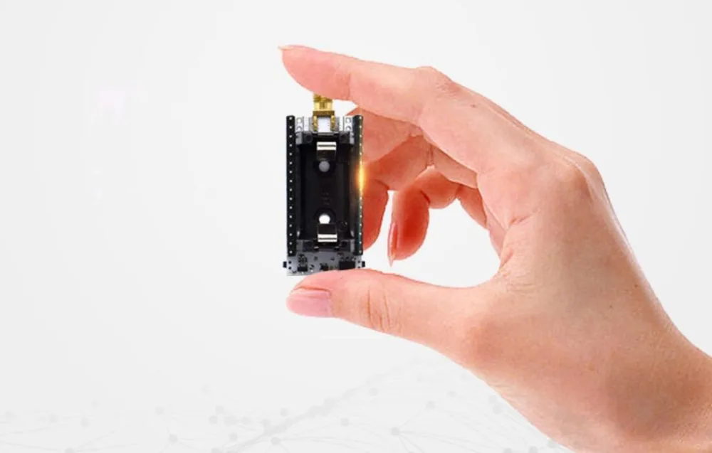 Для(433/470/868915 МГц) STM32L151CCU6+ SX1276 LoRaWAN узел ультра-низкое энергопотребление 1/2 aa литиевая подбатарея