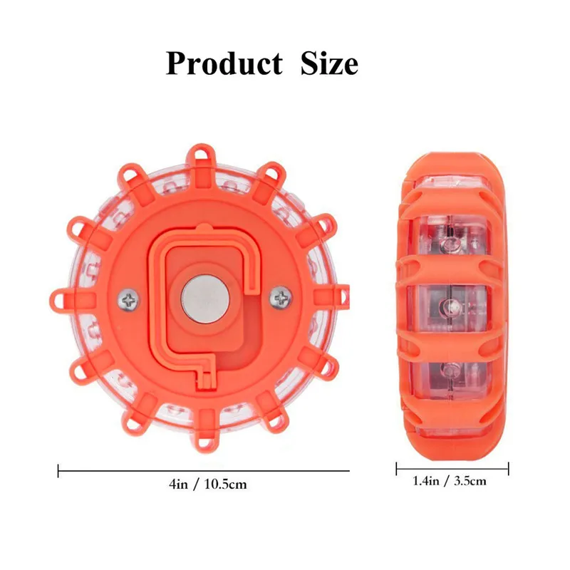 Flash Deal Bicycle LED Light Road Flare Red LED Safety Flare Flashlight Magnet Flashing Warning Night Lights Roadside Emergency Flares 4 Flash Deal Bicycle LED Light Road Flare Red LED Safety Flare Flashlight Magnet Flashing Warning Night Lights Roadside Emergency Flares 4