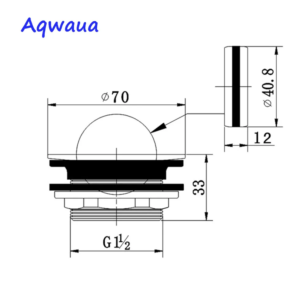 Aqwaua сливная раковина для ванной комнаты сливное отверстие промоакция