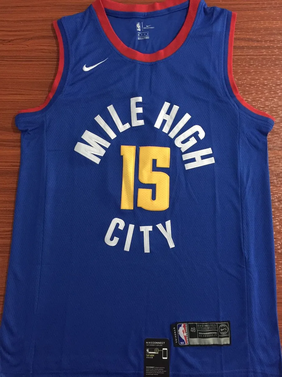 A+++ Качественная мужская одежда для взрослых#15 Nikola Jokic Jersey Denver