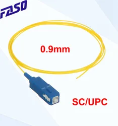50/100Pcs FTTH SC UPC Tresse Optique De Fiber de SM SX Noyau 9/125 0.9mm Tresse Optique LSZH 1m/1.5m/2m 