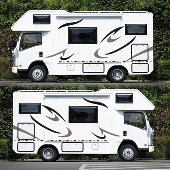 

For Caravan Travel Trailer Camper Van Stickers Parts Replacement 1 Pair