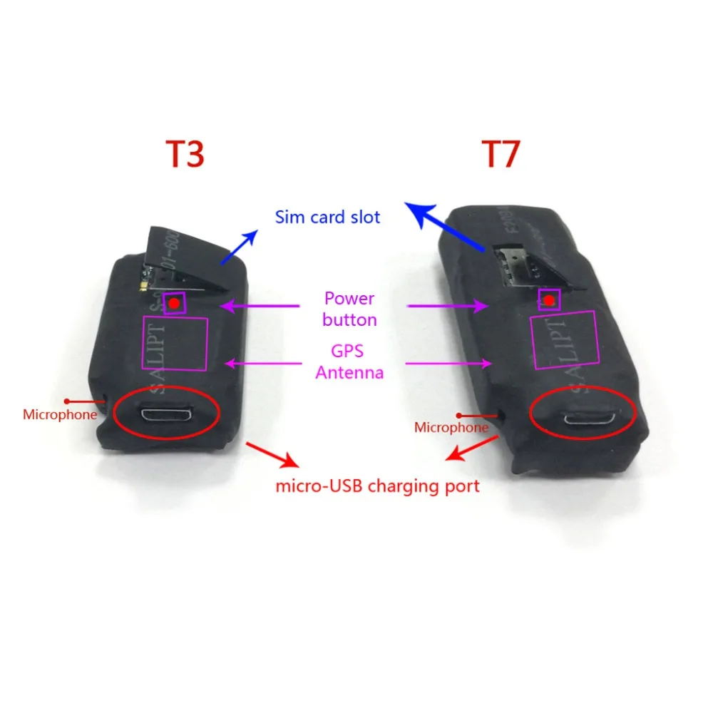 T3 T7 мини gps трекер SOS в режиме реального времени голосового отслеживания веб-приложение для детей