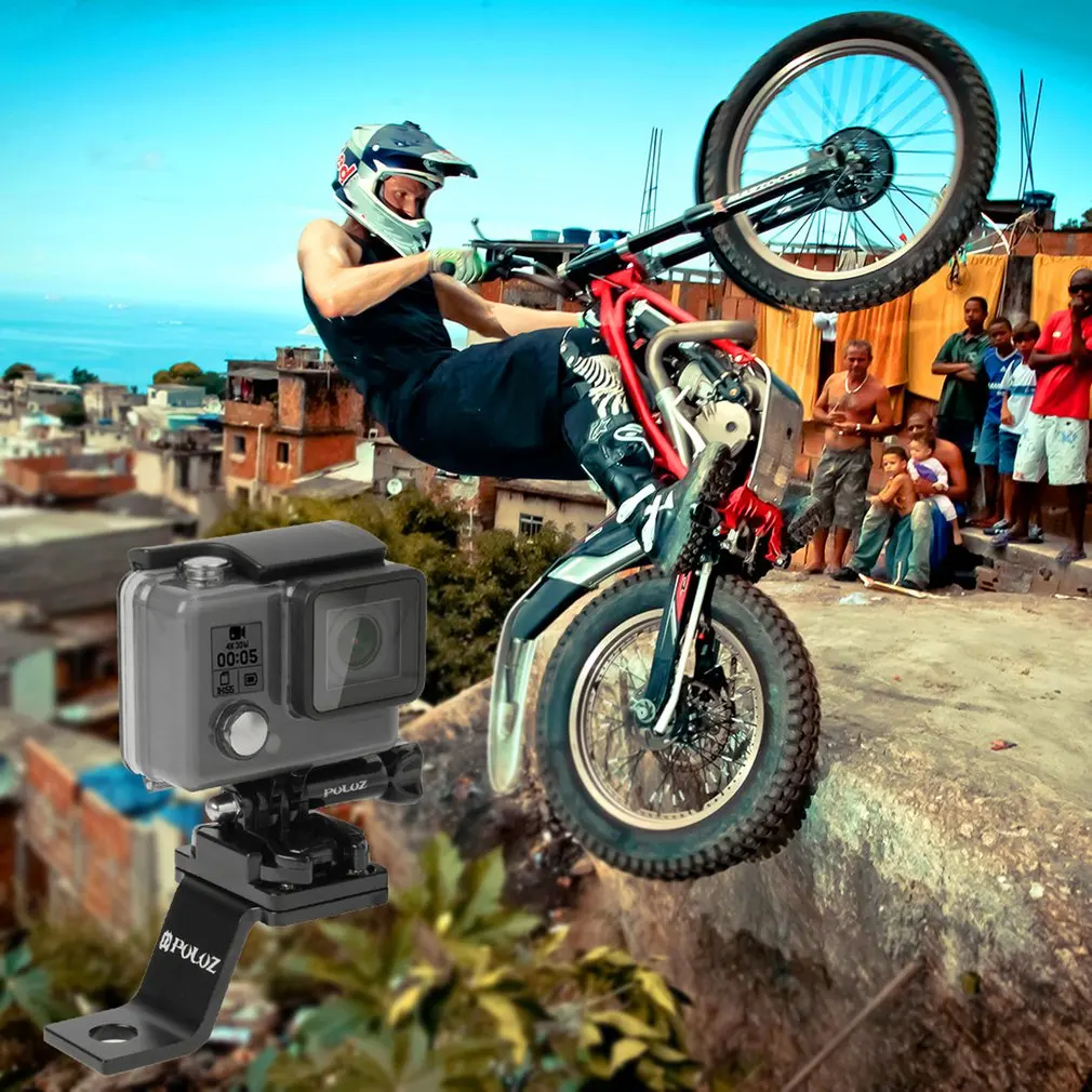 PULUZ Fat Cow Gopro4 аксессуары кронштейн для велосипеда металлический фиксированный каркас оборудование для верховой езды противоударный