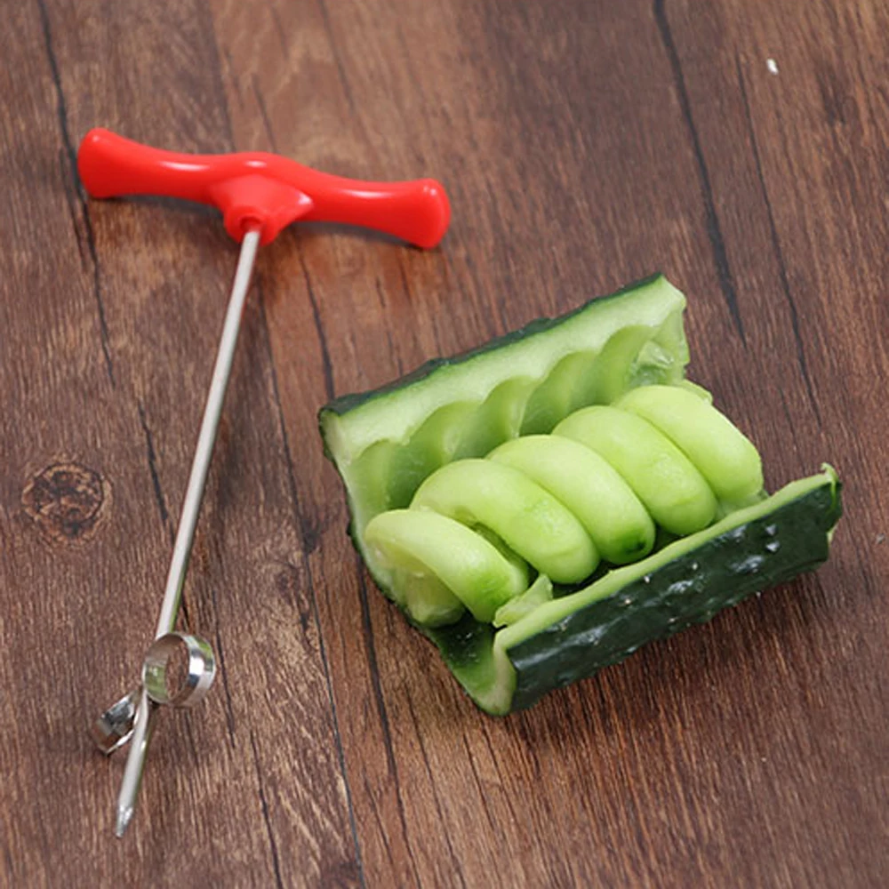 Спиральный слайсер для картофеля измельчитель морковки Cuke резка жареного картофеля огурец измельчитель для овощного салата кухонные аксессуары