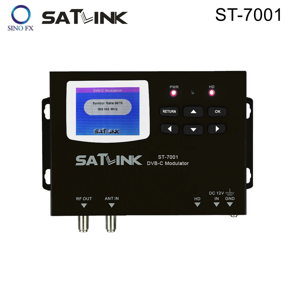 Стандартная проекция Satlink стандартный модулятор 1 маршрут HD 1080P MPEG2 замена