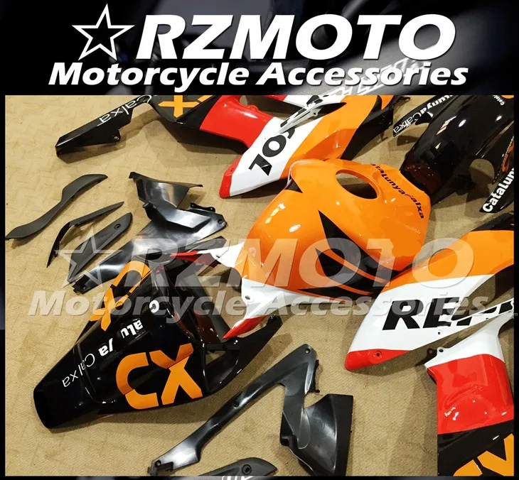 ABS мотоцикл обтекатель комплект для HONDA CBR1000RR 2004-2005 год кузов литья под давлением Магазин № 1338