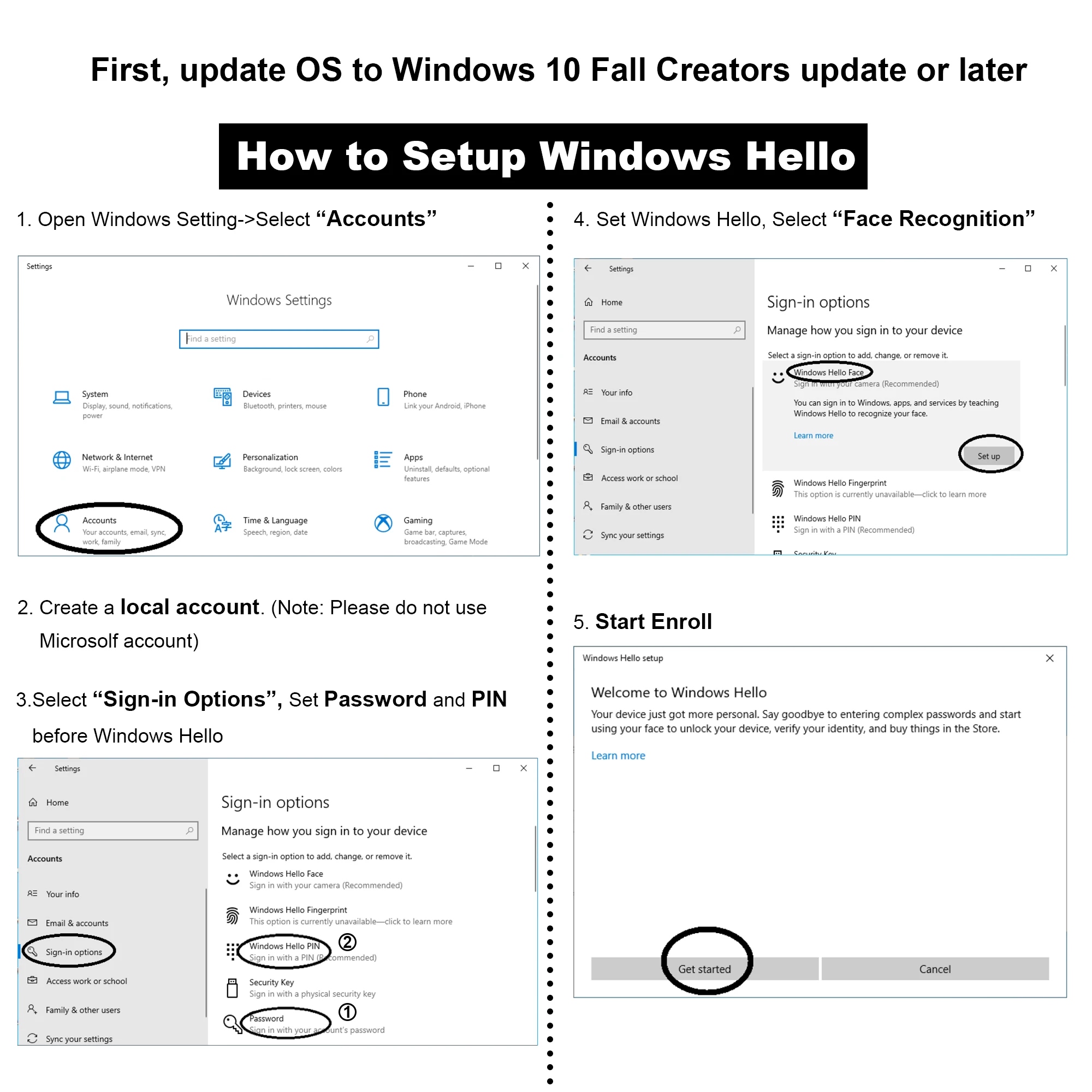 Веб камера USB внешний тип Windows Hello распознавание лица инфракрасная 1080P HD