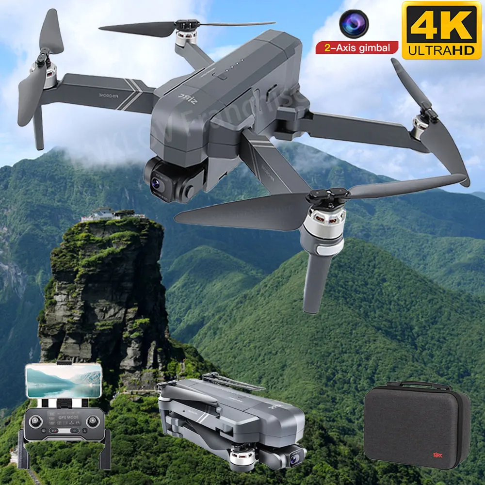 2020 NEW F11 PRO Professional 4K HD Camera Gimbal Dron Brushless Aerial Photography WIFI FPV GPS Foldable RC Quadcopter Drones | Игрушки и