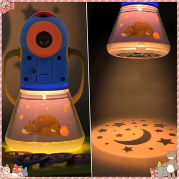 

LED Night Lights Multi-function Story Starry Sleep Light/Projection Lamp Story Night Lamps Educational Toy Kids Projector Lights