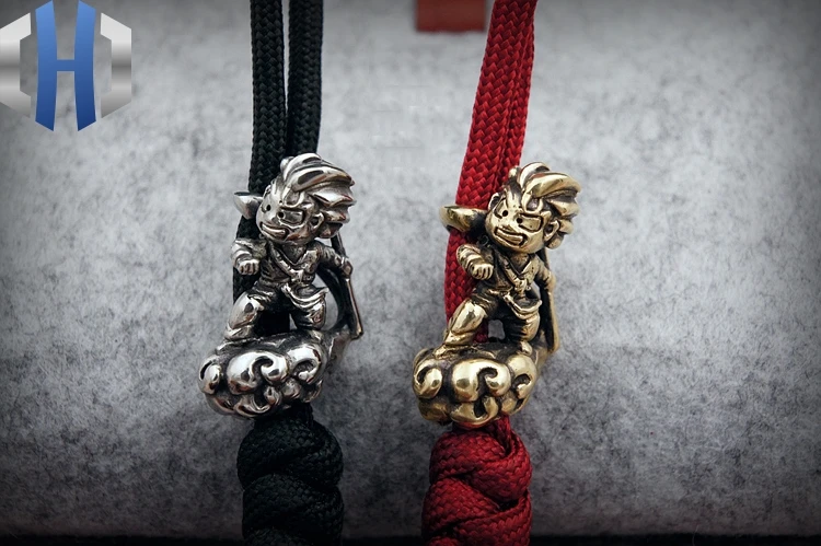 Wukong нож бисер EDC подвеска «нож» фонарик DIY кулон брелок