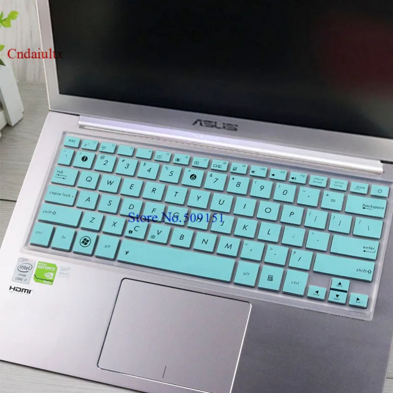 Skyblue 13 13,3 дюймовый чехол для клавиатуры ноутбука Защитная пленка для ASUS Zenbook Flip UX310U UX330 UX360 UX360UA UX360CA 13,3 ''ноутбук - Цвет: Skyblue