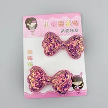 Детские заколки для девочек, сломанные волосы, бахрома, стабилизатор, Волшебная наклейка, милый бант, блестящий кролик, Ушастая Корона, для девочек, Bang Sti