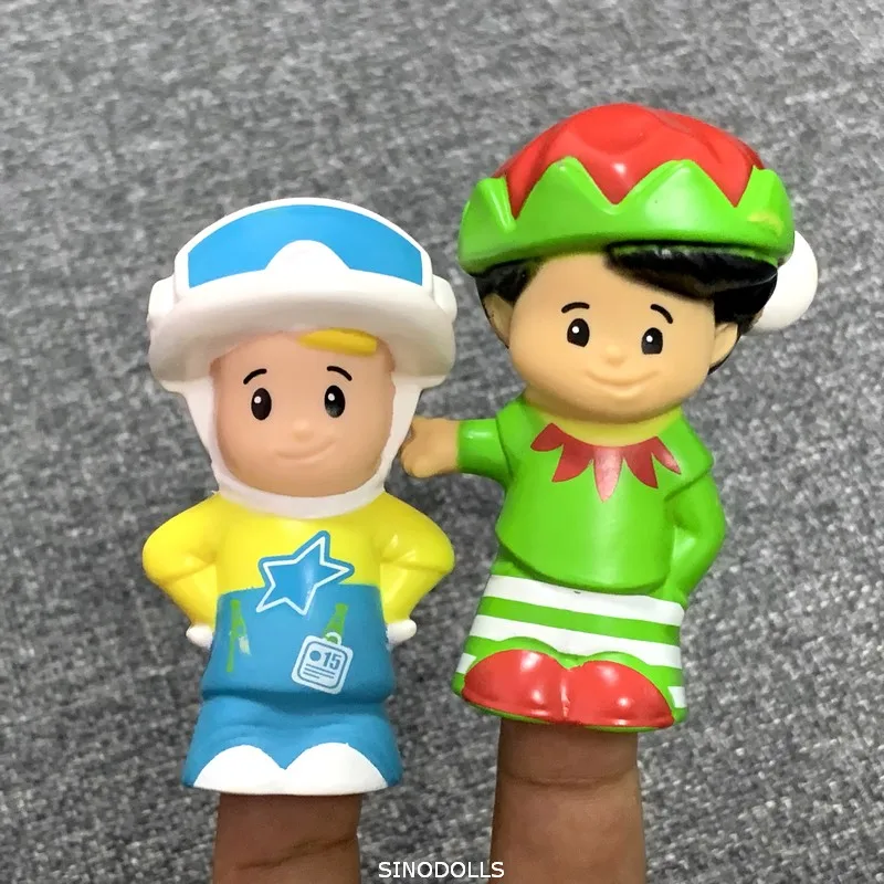 2 шт. Fisher Cute Little дюймов мини люди фигура Рождество St мальчик домик эльф Koby детские