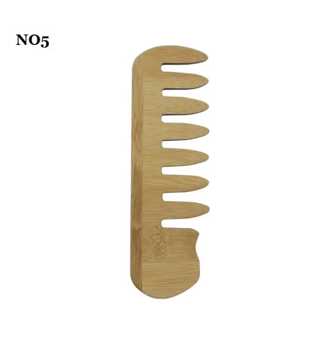 Afro Comb Bamboo Comb Wide Tooth Beard Care Comb Fork Combs Pick Comb Hair Brush