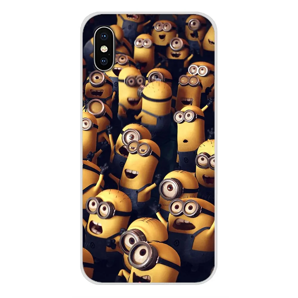 Для huawei G7 G8 P7 P8 P9 P10 P20 P30 Lite Mini Pro P Smart плюс прозрачная задняя крышка из ТПУ чехла Gru футболка с миньонами для детей; D меня - Цвет: images 11