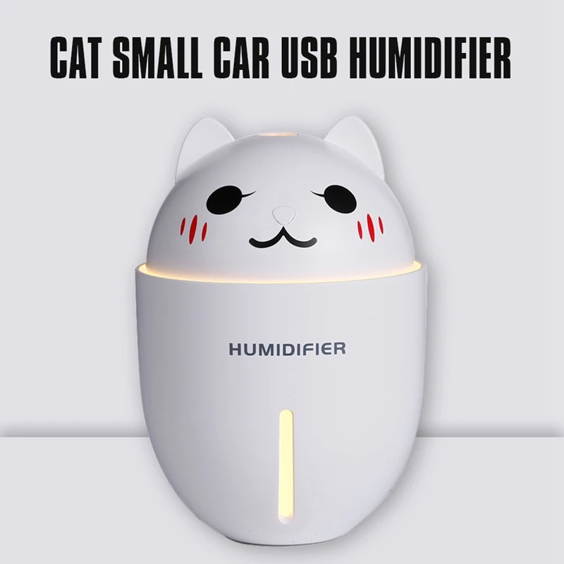 

Fashion Summer Portable USB Cute Pet 3 in 1 Humidifier New Cartoon Cat Mini Humidifier with LED Light