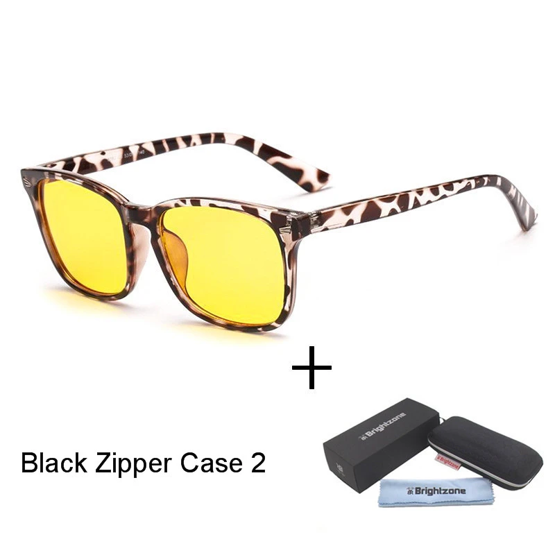 Brightblack Y Case2 Антибликовыми свойствами светильник Блокировка UV400 с защитой от радиации игровой защита для мобильного телефона, очков компьютерные очки геймера очки для MenWomen - Цвет оправы: Brightblack Y Case2