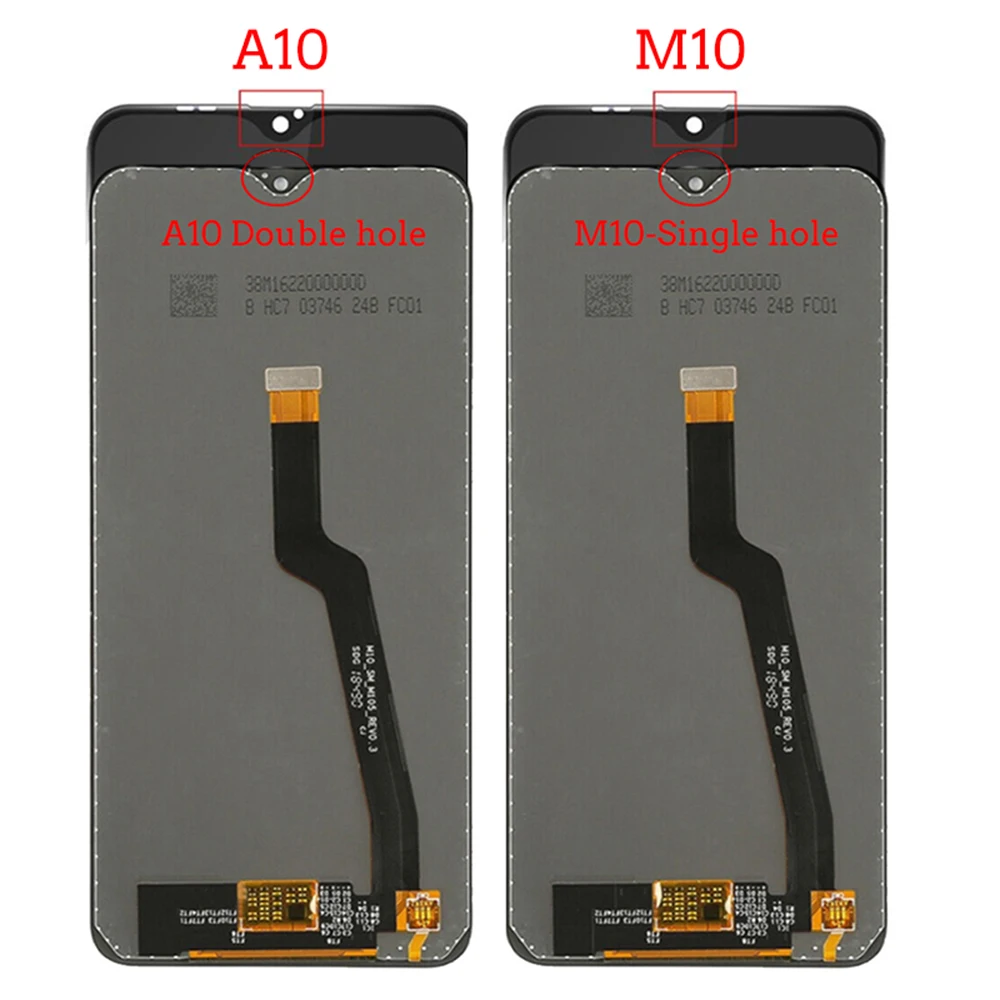 Дигитайзер сенсорного жк экрана в сборе с рамкой для Samsung Galaxy A10 A105 A105F SM 2019 дисплей