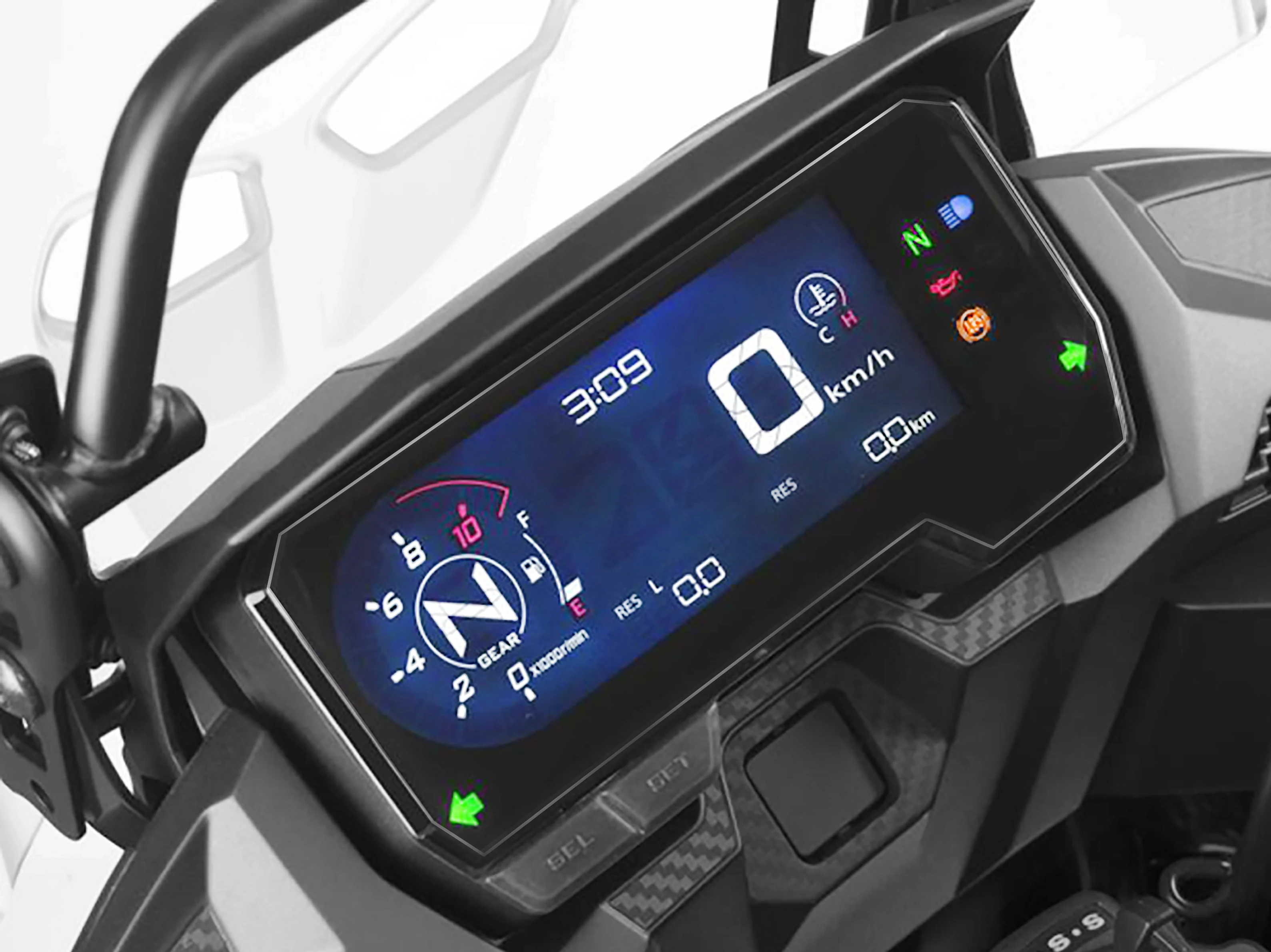 Защита приборной панели мотоцикла из ТПУ экранный инструмент для Honda CB500X CB500F cb500x