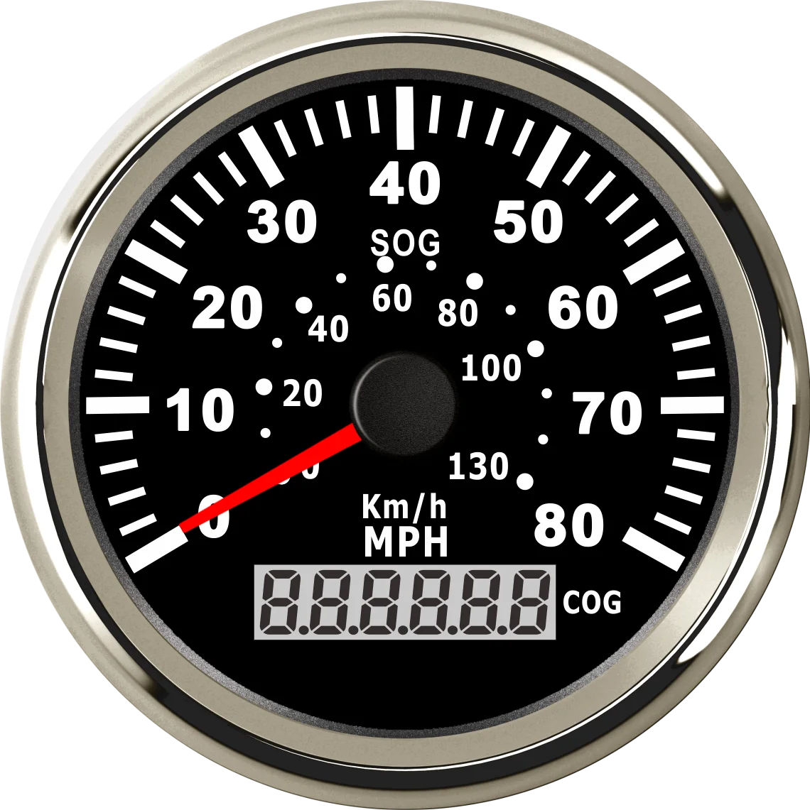 Спидометры автомобильные 0-80 миль/ч 1 шт. бесплатная доставка Gps белые индикаторы