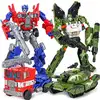 hot Sale 18.5cm arrival new Big Classic Transformation Plastic Robot Cars Action TOY Figures Kids Education With Best Gifts Kids ► Photo 2/6