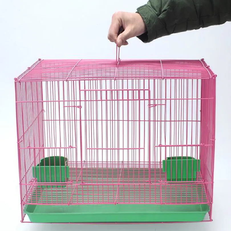 60*40*40 38*27*30 48*33*32cm iron nest bird cage bird house large bird cages for parrots birdcage with Water box Dung implement