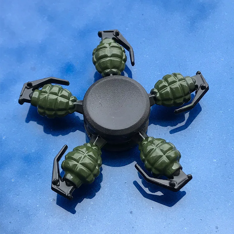 R118 подшипниковый Спиннер для взрослых Gyro Sniper Tri Finger Spinner металлические игрушки