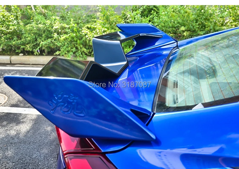 Для Honda Civic спойлер- yofer стиль cardecoration ABS пластик задний спойлер на крыше крыло багажника губы загрузки крышка автомобиля Стайлинг
