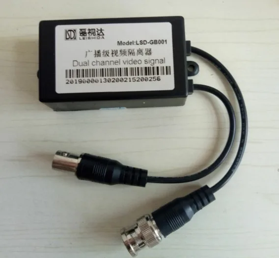 

Video isolator industrial grade video signal filter monitoring strong current snowflake elimination anti-jamming device GB001V