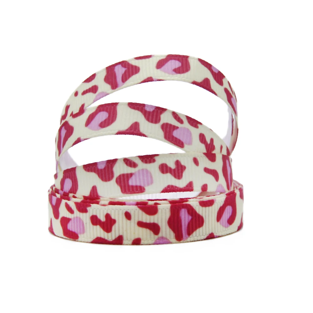 David accessories 9 мм, 22 мм, 25 мм, 38 мм, версия с изображением коровы Grosgrain ленточный пошив заколки для волос подарочная упаковка материалы ручной работы, 50Yc3159 - Цвет: 9mm