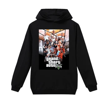 

k Walker gta 5 Grand Theft Auto boy hooded bottoming large children's cotton spring and autumn models boys long-sleeved T-shirt