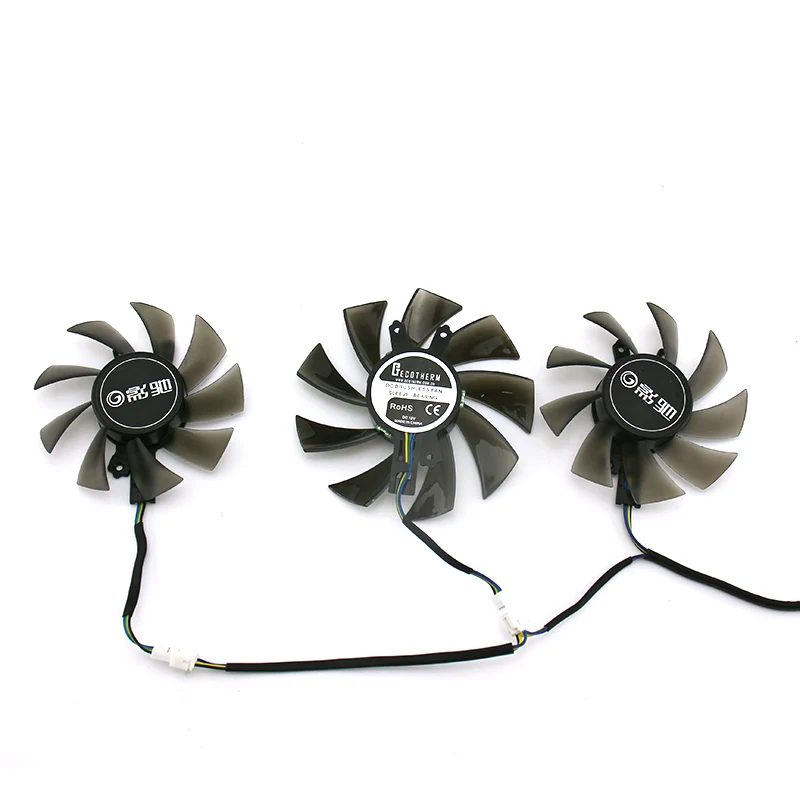 3 шт./лот FY09015L12LPA FY08015L12LPA 85 мм вентилятор охлаждения для GALAXY GEFORCE GTX 970 GTX 980 TI HOF графический вентилятор Замена