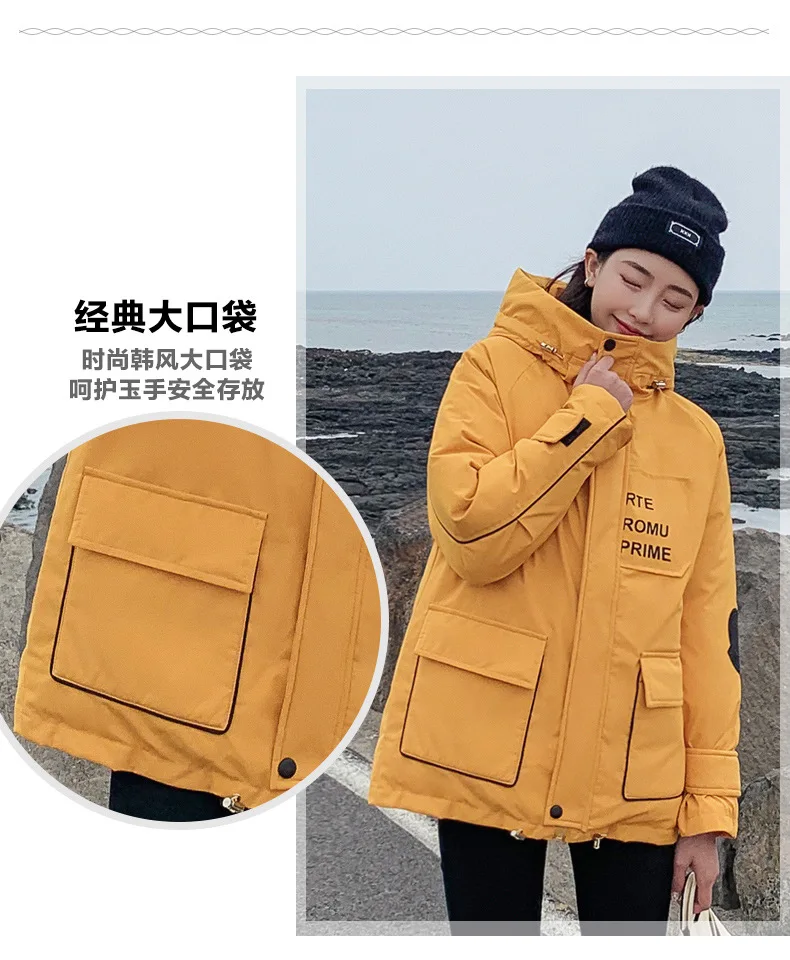 AliExpress, стиль, хлопковая стеганая одежда для женщин, зима, корейский стиль, короткий пуховик, хлопковая стеганая одежда, большой размер L