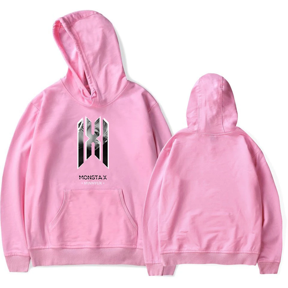 905-JX-MONSTA 6 MONSTA X Kpop толстовки Harajuku толстовки Женская одежда хип-хоп черная толстовка одежда для девочек верхняя одежда зимняя Harajuku рубашка - Цвет: 905-JX-MONSTA 6