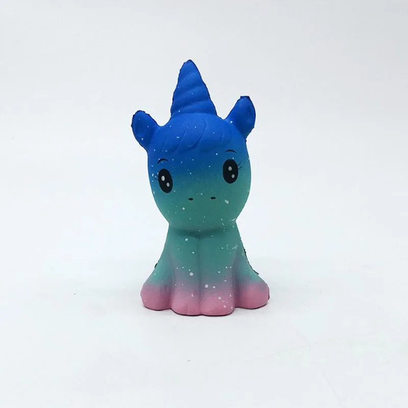 Мягкий красочный сжимающий Единорог милый галактика снятие стресса Jumbo Squishy Poopsie Единорог для ребенка подарок