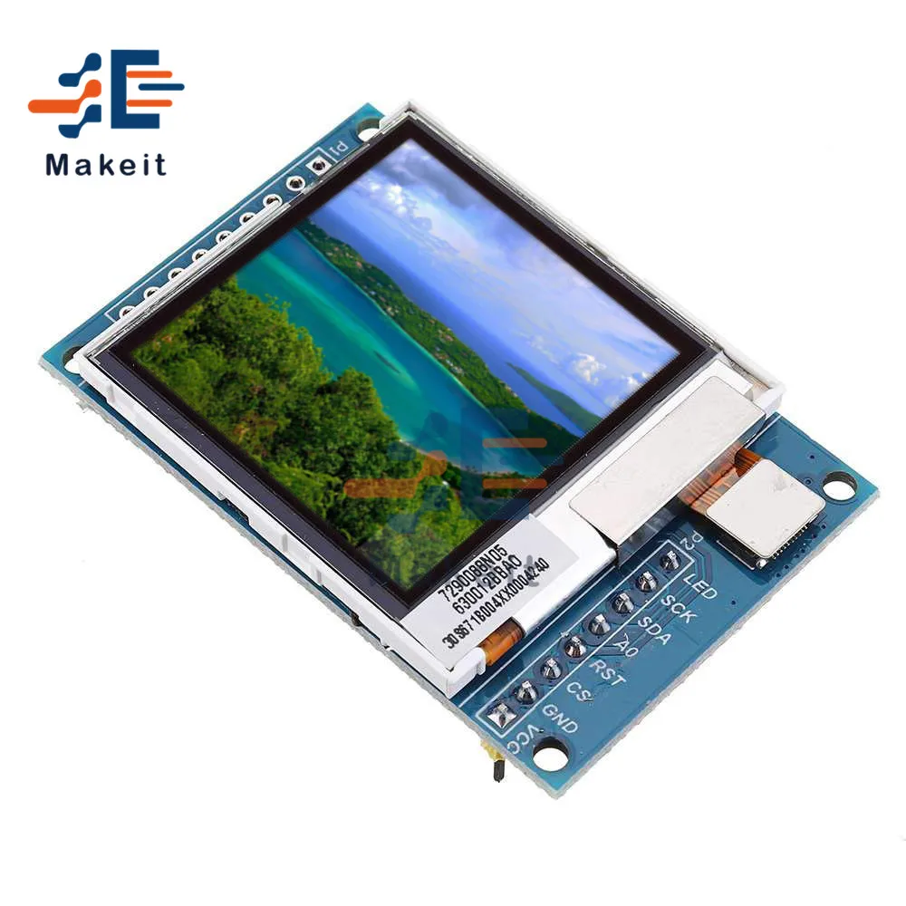

1.6 Inch TFT LCD Display Module 130*130 OLED SPI Serial Port Communicate Transflective Display Screen Panel Board for Arduino