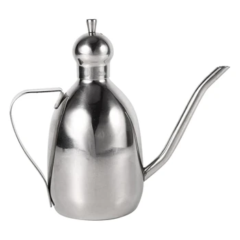

Olive Oil Dispenser, Stainless Steel Oil/Vinegar Pot/Olive Oil Bottle/Olive Oil Can Storage Container(350Ml)