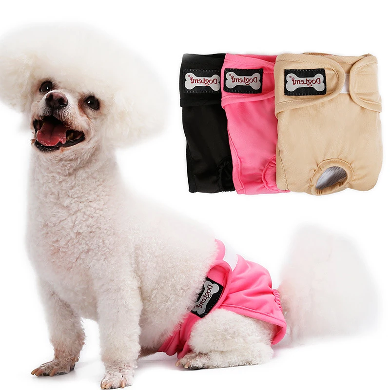 

High Quality Female Dog Shorts Puppy Physiological Pants Diaper 3 Color Pet Underwear for Small Medium Girl Dogs Anti Harassment