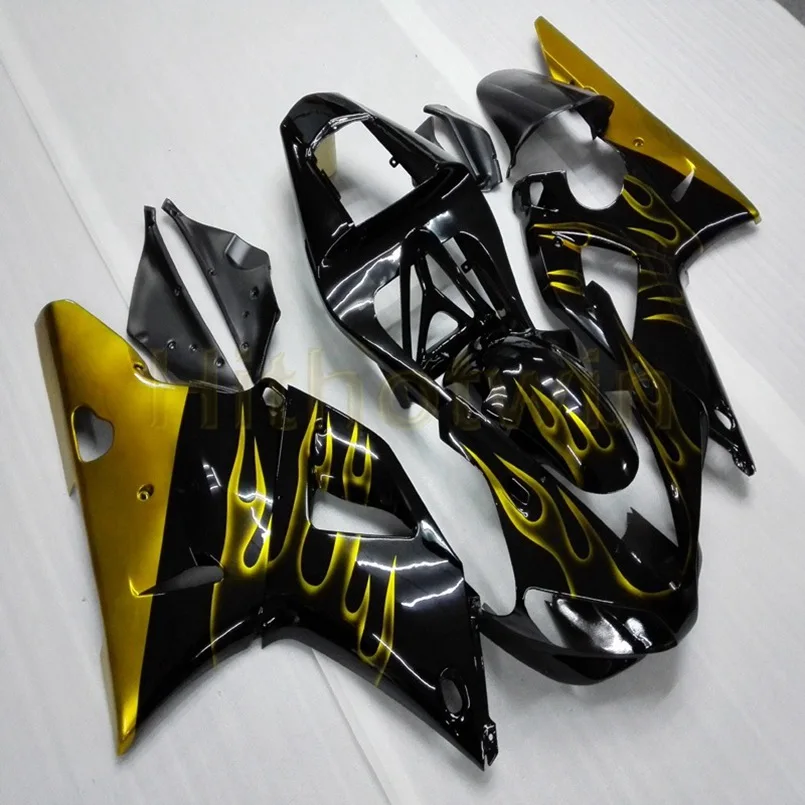 Пользовательский капот мотоцикла для YZF-R1 2000-2001 ABS пластик обтекатель инъекции плесень зеленый - Цвет: B