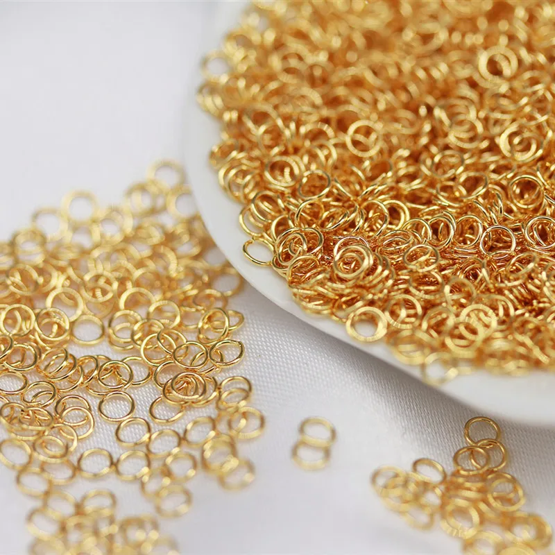 200pcs Jump Ring/Split Ring For Jewelry Making And Necklace Repair