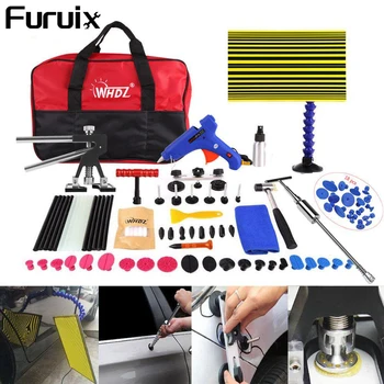 

FURUIX Tool Car Manual Dent Repair Tool Dent Lifter Bridge Remove with Slide Hammer Hand Tools Set