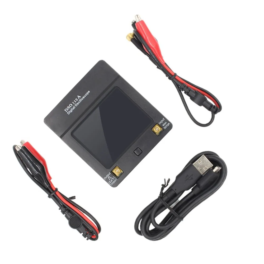 Осциллограф DSO112A Карманный USB цифровой осциллограф TFT экран Высокая точность низкий уровень шума осциллограф