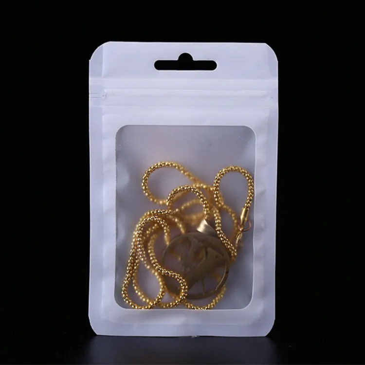 Leotrust матовая белая алюминиевая фольга Ziplock Сумки Подарочные оконные сумки белые X-mas носки для ногтей ресницы браслеты для красоты сумка для хранения