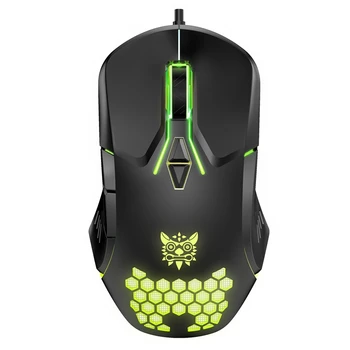 

HOT-ONIKUMA CW902 Frosted Texture Gaming Mouse Hollow Cool RGB Light Effect Four-Speed DPI Adjustable Chicken Artifact