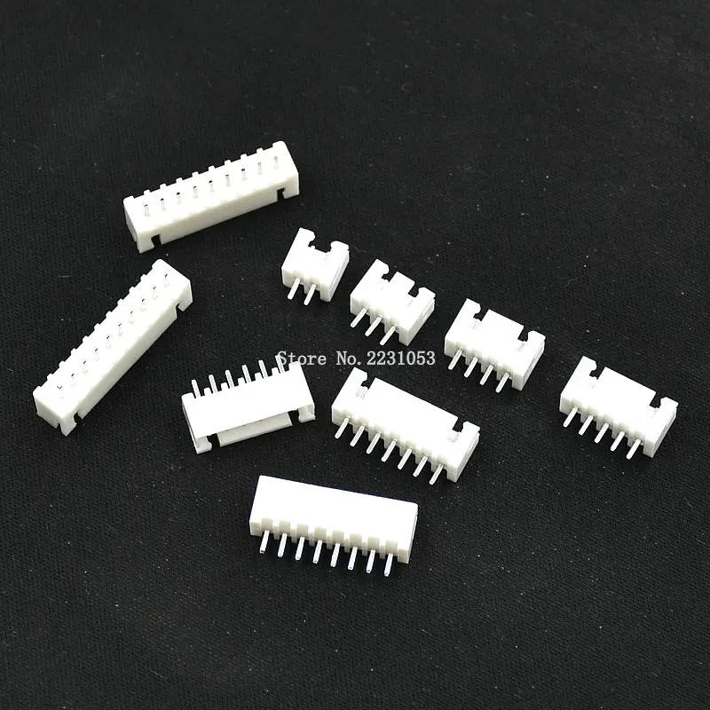 50 шт. XH2.54 2p 3p 4p 5p 6p 7p 8p 9p 10 Pin 2,54 мм Шаг Клеммный корпус контактный разъем Женский провода Разъемы адаптер XH