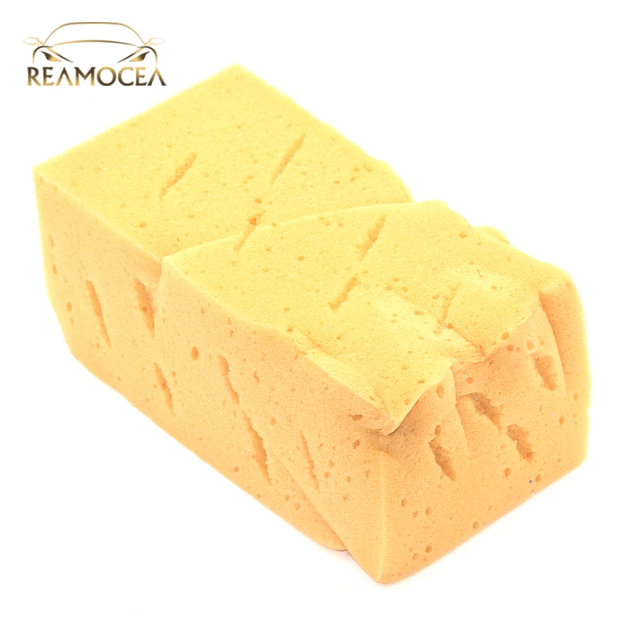 Reamocea 1x Коралловая мойка моющая губка блок сотовая машина стекло окно дверь