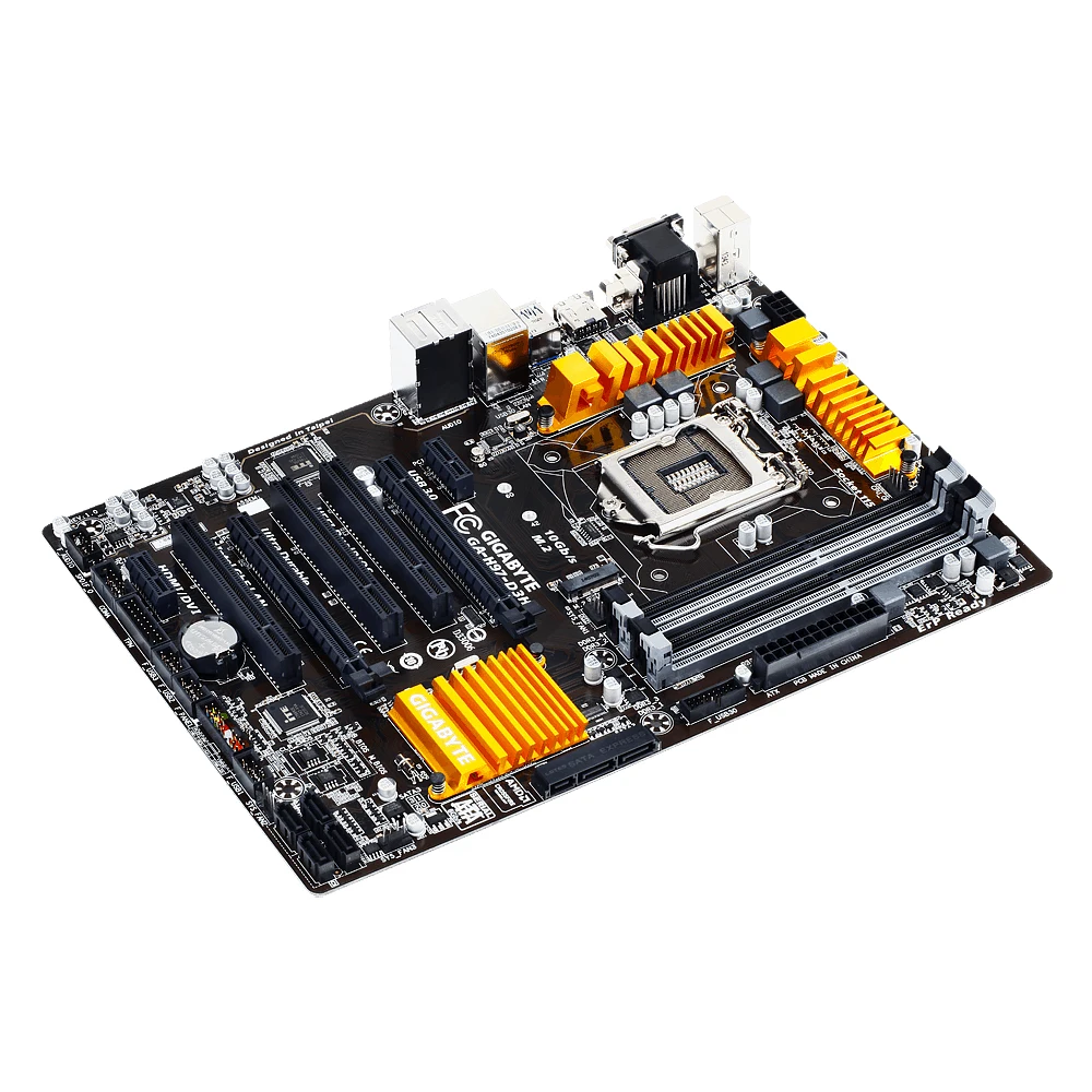 Gigabyte GA-H97-D3H настольная материнская плата H97-D3H H97 LGA 1150 DDR3 32G SATA3 USB3.0 VGA DVI HDMI M.2 ATX б/у материнская плата